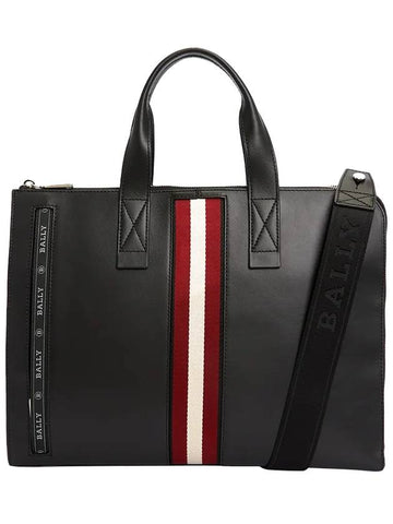Henry Leather Business Brief Case Black - BALLY - BALAAN 1