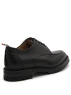 Almond Toe Leather Derby Black - THOM BROWNE - BALAAN 4