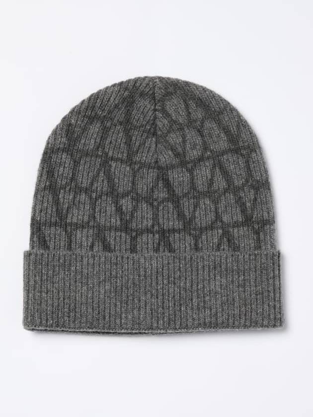 Garavani Monogram Beanie Grey - VALENTINO - BALAAN 2