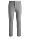 Green Slim fit trousers in a stretch cotton blend 50487754 070 pants - HUGO BOSS - BALAAN 1