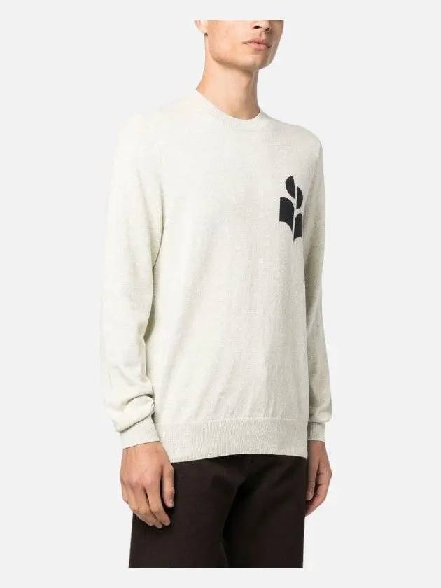 Men's Evans Logo Sweatshirt Light Grey - ISABEL MARANT - BALAAN 3