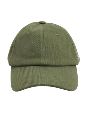 La Casquette Embroidered Logo Ball Cap Khaki - JACQUEMUS - BALAAN 1