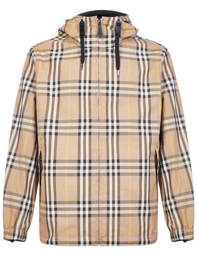 Vintage Check Reversible Hooded Jacket Beige - BURBERRY - BALAAN 2