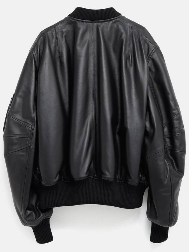 Anja Leather Bomber Jacket - THE ATTICO - BALAAN 2