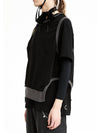 NX Asymmetry Sweatshirts Black - YOUCHE PRET A PORTER - BALAAN 6