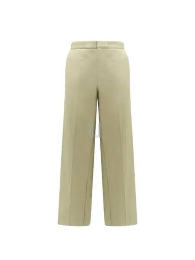 Cotton Twill Wide Pants Travertine - BOTTEGA VENETA - BALAAN 2