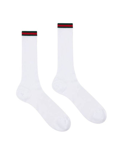 Web Detail Socks White - GUCCI - BALAAN 1