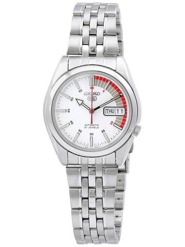 Seiko Automatic White Dial Men's Watch SNK369K1 - SEIKO - BALAAN 1