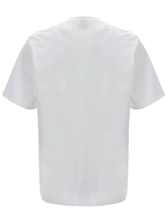 R27JRS110001000 White Logo Short Sleeve T Shirt - BERLUTI - BALAAN 2