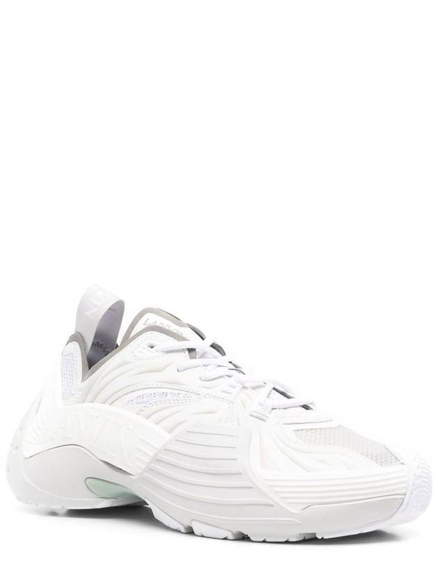 Mesh FalshX Low Top Sneakers White - LANVIN - BALAAN 5