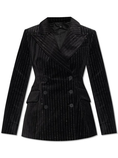 AllSaints Velvet Blazer Seventh, Women's, Black - ALLSAINTS - BALAAN 1