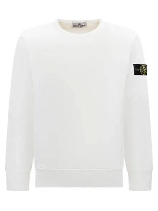 Raw Hand Cotton Crewneck Knit Top White - STONE ISLAND - BALAAN 2