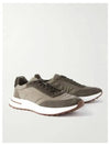 Week-End Walk Microfiber Storm System Sneakers Dark Taupe - LORO PIANA - BALAAN 2