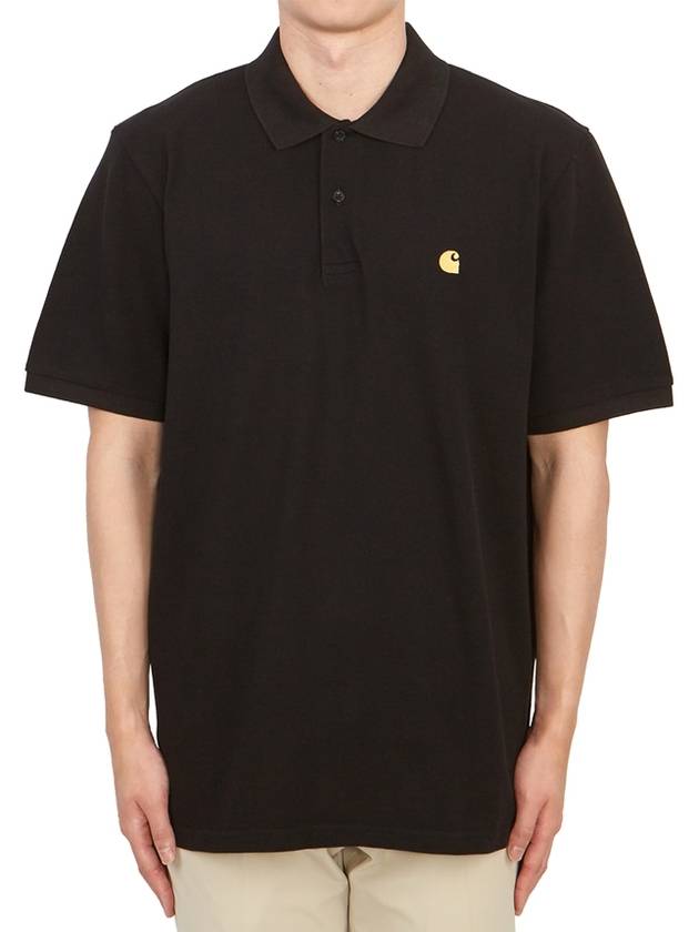 Chase Pique Polo Black - CARHARTT WIP - BALAAN 2