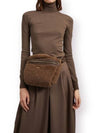 Max Mara BANAN2 Teddy belt bag brown cross - MAX MARA - BALAAN 5