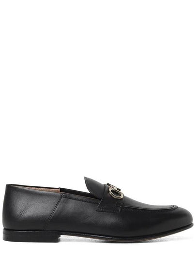 Gancini Ornament Loafer Black - SALVATORE FERRAGAMO - BALAAN 2