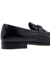 Brushed Leather Loafers Black - PRADA - BALAAN 11