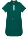 Women's Dennis Golf Mini Dress Rain Forest - J.LINDEBERG - BALAAN 2