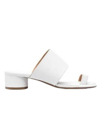 Women's Tabi Bold Strap Hanna Mule White - MAISON MARGIELA - BALAAN 1