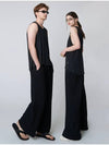 Pleated Wide Pants Black - ATHPLATFORM - BALAAN 1