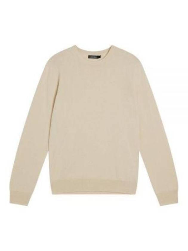 Lyle Merino Crew Neck Knit Top Oyster Grey - J.LINDEBERG - BALAAN 2