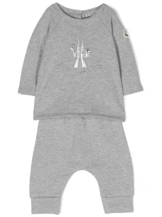 Moncler Kids Training Wear Set 3 Years Old 8M0001480996 980 - BOBO CHOSES - BALAAN 1