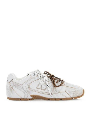 530 SL Leather Low-Top Sneakers White - MIU MIU - BALAAN 1