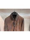 Men's Big Plate Vintage Leather Jacket G9K45L - DOLCE&GABBANA - BALAAN 2