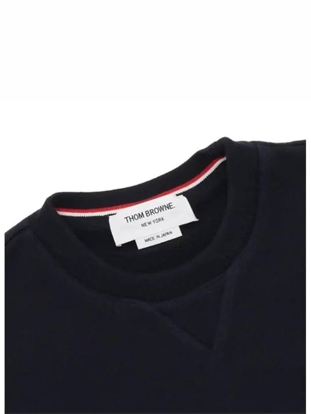 4 Bar Loopback Jersey Sweatshirt Navy - THOM BROWNE - BALAAN 4