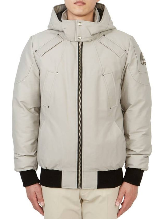 Ballistic Hooded Down Bomber Padding Grey - MOOSE KNUCKLES - BALAAN 1