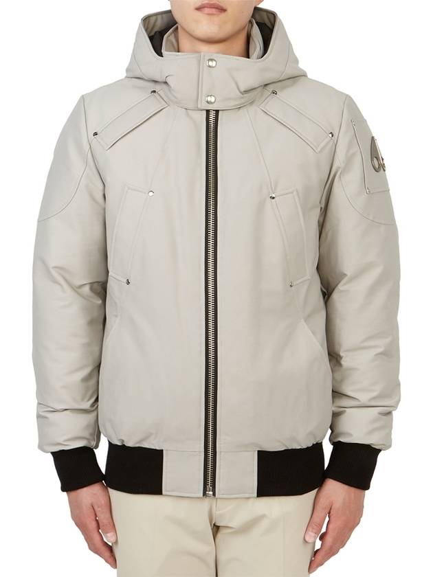 Ballistic Hooded Down Bomber Padding Grey - MOOSE KNUCKLES - BALAAN 4