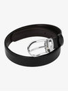 Men's Buckle 30mm Reversible Leather Belt Black Brown - MONTBLANC - BALAAN 3