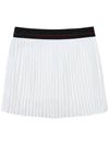 Golf wear pleated design golf culotte WHITE - WHITEBALL - BALAAN 5