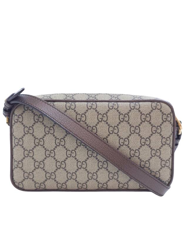 Ophidia Small Canvas Cross Bag Beige - GUCCI - BALAAN 3