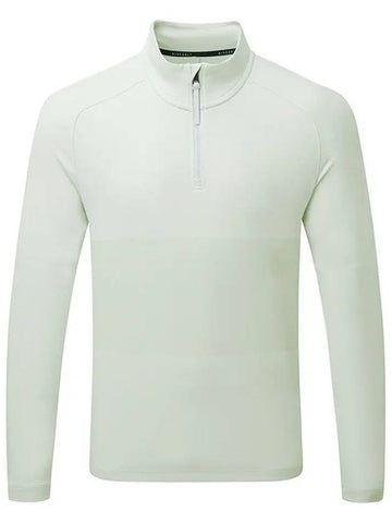 Golf Vapor Dri-Fit Half Zip-Up Long Sleeve T-Shirt Light Green - NIKE - BALAAN 1