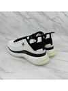 Mixed fiber sneakers white gold women s G45331 - CHANEL - BALAAN 8