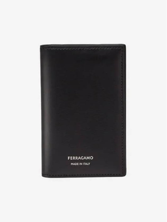 Ferragamo Credit Card Holder Black 661332 770104 - SALVATORE FERRAGAMO - BALAAN 1