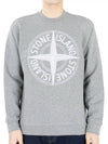 Stone Men s Big Wappen Embroidery Logo Sweatshirt Gray 781565484 V0M64 - BURBERRY - BALAAN 1