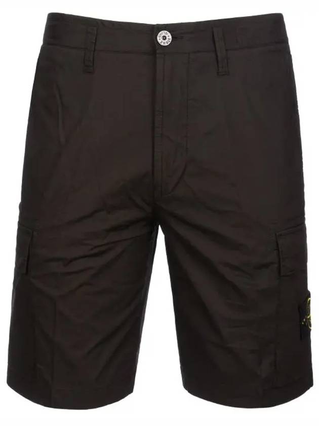 Cargo Bermuda Shorts Black - STONE ISLAND - BALAAN 7