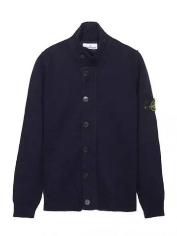 Knit full zip up men s cardigan - STONE ISLAND - BALAAN 1