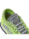 Crochet Low Top Sneakers Green - VALENTINO - BALAAN 9