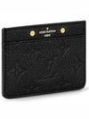 Monogram Empreinte Card Wallet Black - LOUIS VUITTON - BALAAN 4