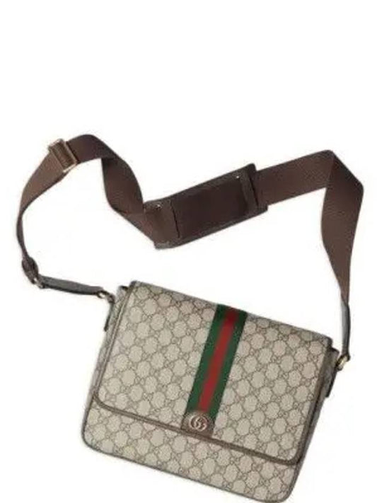 GG Supreme Web Band Messenger Bag Beige - GUCCI - BALAAN 2