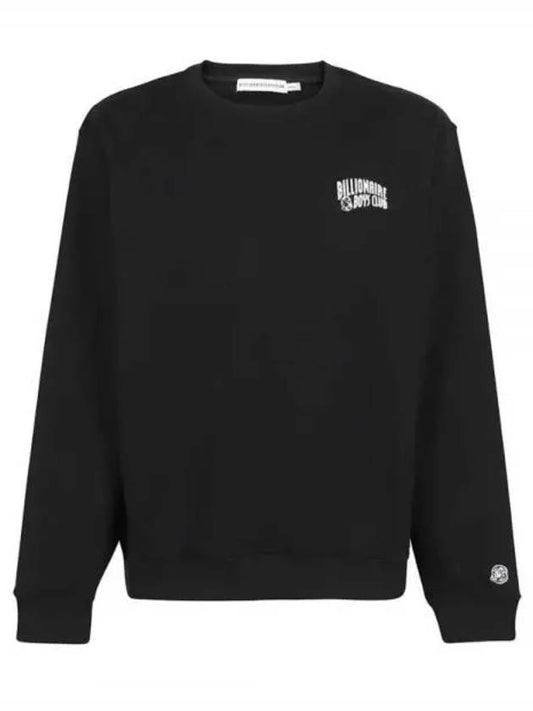 BC004 BLACK Small Arch Logo Sweatshirt - BILLIONAIRE BOYS CLUB - BALAAN 1