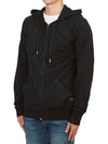 Cotton Jersey Zip Lounge Hoodie Black - PAUL SMITH - BALAAN 4