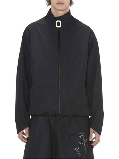 Logo Print Zip-up Track Jacket Black - JW ANDERSON - BALAAN 2