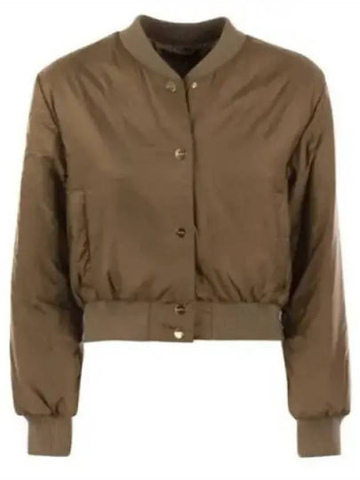 Greenbi Reversible Padded Bomber Jacket Camel - MAX MARA - BALAAN 2