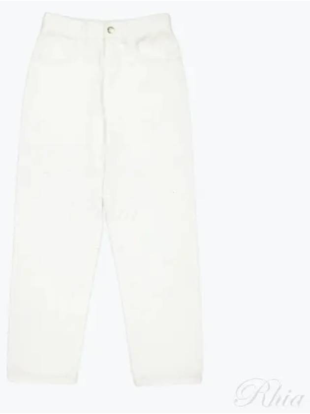 Cotton Cropped Jeans White - MONCLER - BALAAN 2