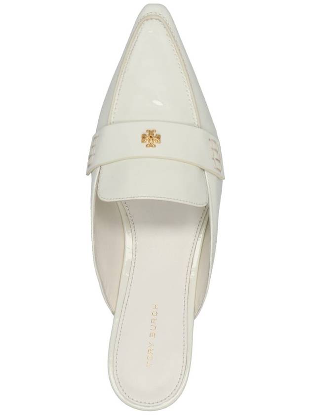 Pointed Backless Bloafer White - TORY BURCH - BALAAN 4