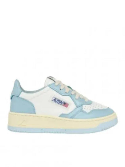 Women's Medalist Bi-Color Low-Top Sneakers Blue - AUTRY - BALAAN 2